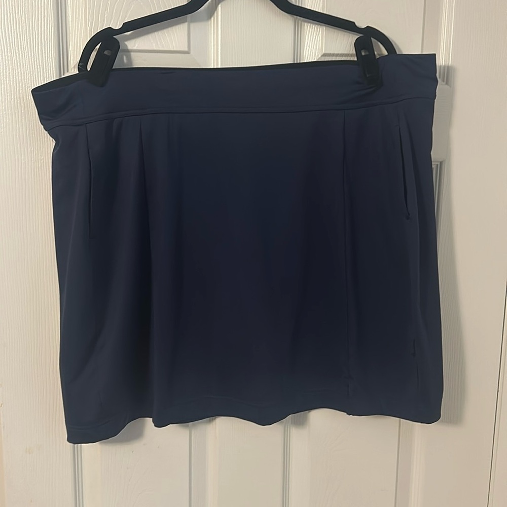 Callaway Womens Skort Skirt Navy Blue Plus Size for Golf